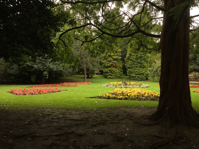 summer Longford Park, Stretford, Manchester, England