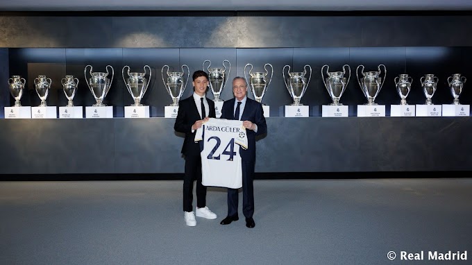 Arda Güler apresentado como novo jogador do Real Madrid