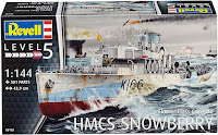 Revell 1/144 Flower Class Corvette HMCS SNOWBERRY (05132) Color Guide & Paint Conversion Chart