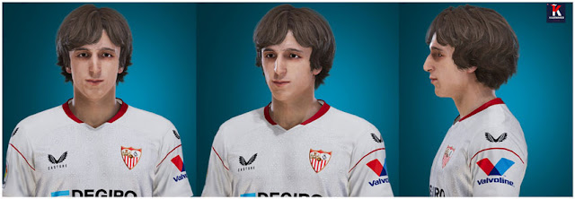 Bryan Gil Face 2023 For eFootball PES 2021