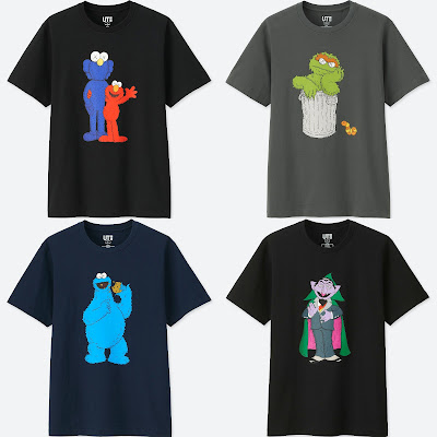 KAWS x Sesame Street x UT T-Shirt Collection by Uniqlo