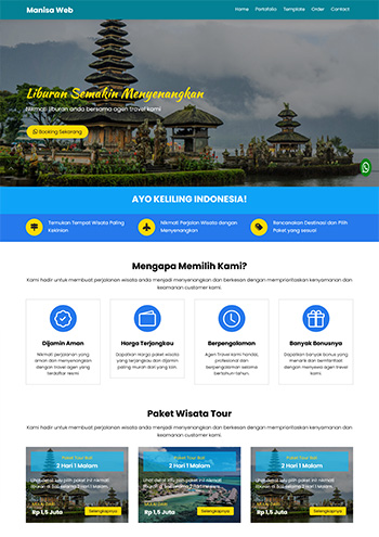 landing page blogspot