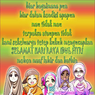 Gambar dan Kata-Kata Lebaran Lucu dan Unik