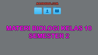 Materi Biologi SMA Kelas 10 KD 3.7 dan 4.7 Semester 2