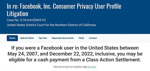 IRONIC: Meta Privacy Leak Class Action Lawsuit Requires You Give them An Absurd Amount of Private Data! Who, What, Where, When and BANKING INFO!