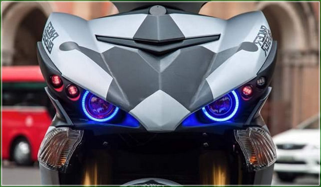 Lampu Senja Diganti Dengan Proji Substitusi - Tip Modifikasi Yamaha Jupiter MX King Exciter Gaya Balap MOTO GP Sporti Keren Abis