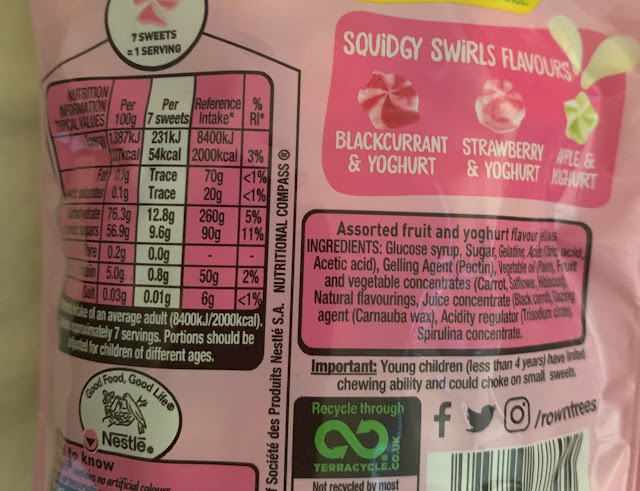 Rowntree’s Randoms Squidgy Swirls Yoghurty Fruity Swirls