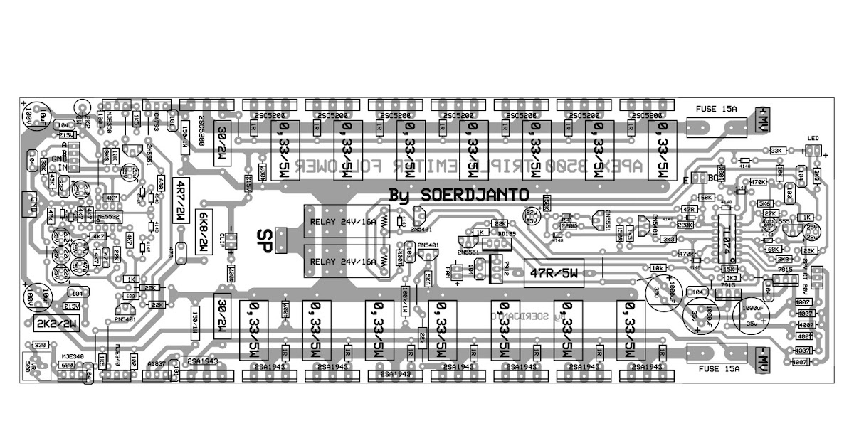 Ide 22 Skema  Power  Amplifier  Class GB