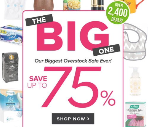 Well.ca Biggest Overstock Sale Ever Up To 75% Off