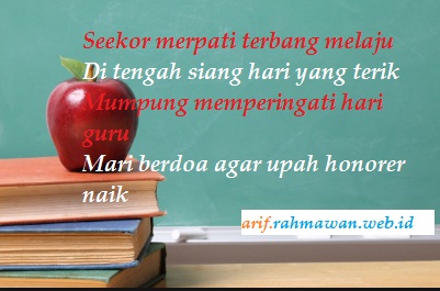 Contoh Pantun Untuk Guru