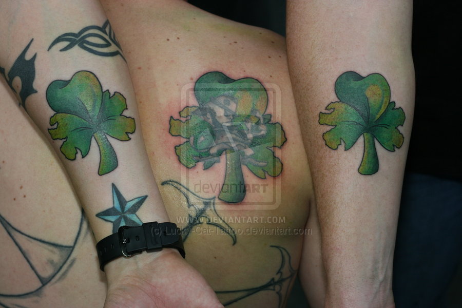 clover tattoo. Four Leaf Clover Tattoo. dont