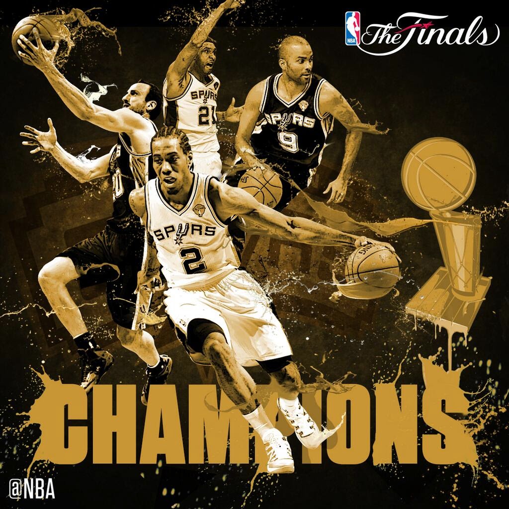 The Suprs are the 2014 NBA Champions!!! 