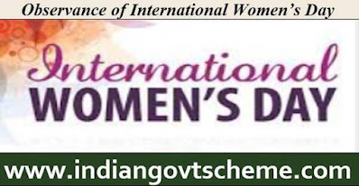 Observance of International Women’s Day