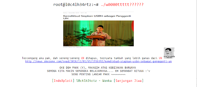 Tercengang UN dihapus dan digantikan USBN, Hacker ini Retas Kemdikbud !