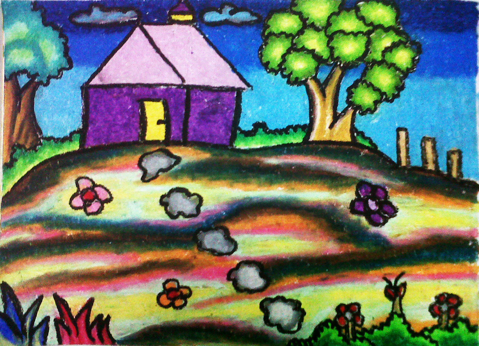 Catatan harian: Drawing and Coloring are FUN :)