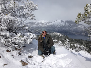 Muita neve no topo do Cerro Campanario em Bariloche