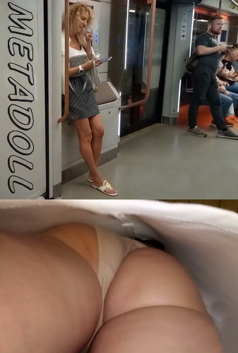 Upskirts N 3500-3514 (The camera was able successfully collect the scenes of panties of various girls in subway)