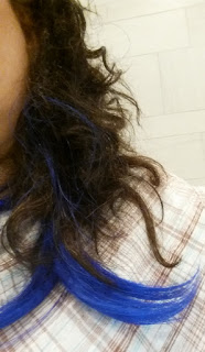 secret color electric blue hair extensions 2