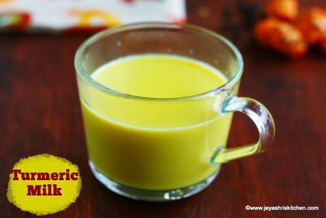 Turmeric- milk recipe