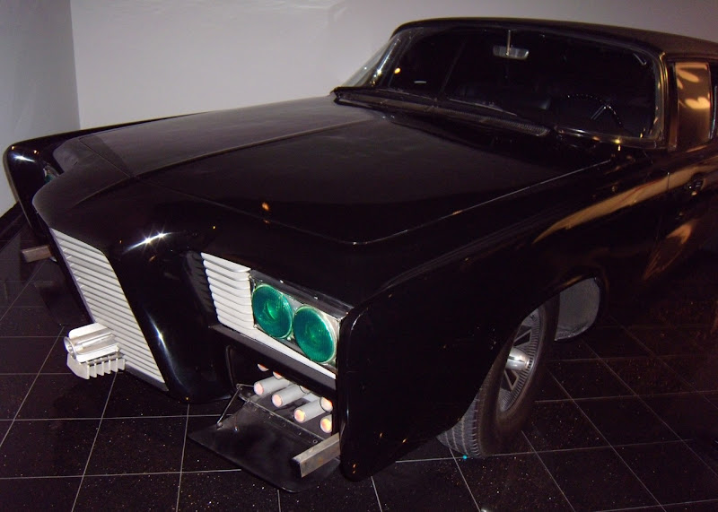 Customized 1966 Imperial Green Hornet's Black Beauty car