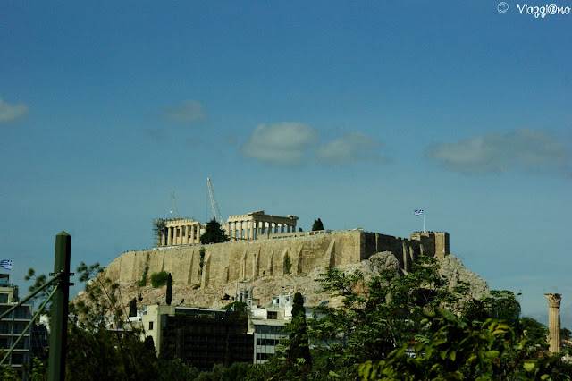 Vista sull'Acropoli di Atene