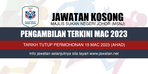 Jawatan Kosong MSN Johor 2023