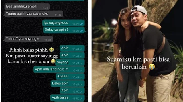 Haru! Istri Korban Kecelakaan Sriwijaya Air SJ182 Bagikan Chat Terakhir