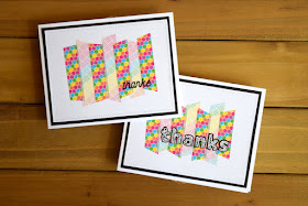 Washi Tape Thank You Card by Jess Crafts featuring Create a Smile