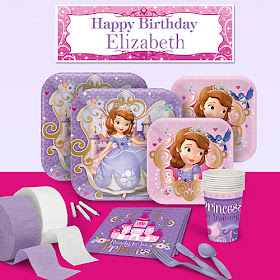 Sofia the First Party Pack. Pieces can also be purchased individually.