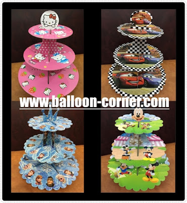 3 Tier Cake Stand Motif Karakter