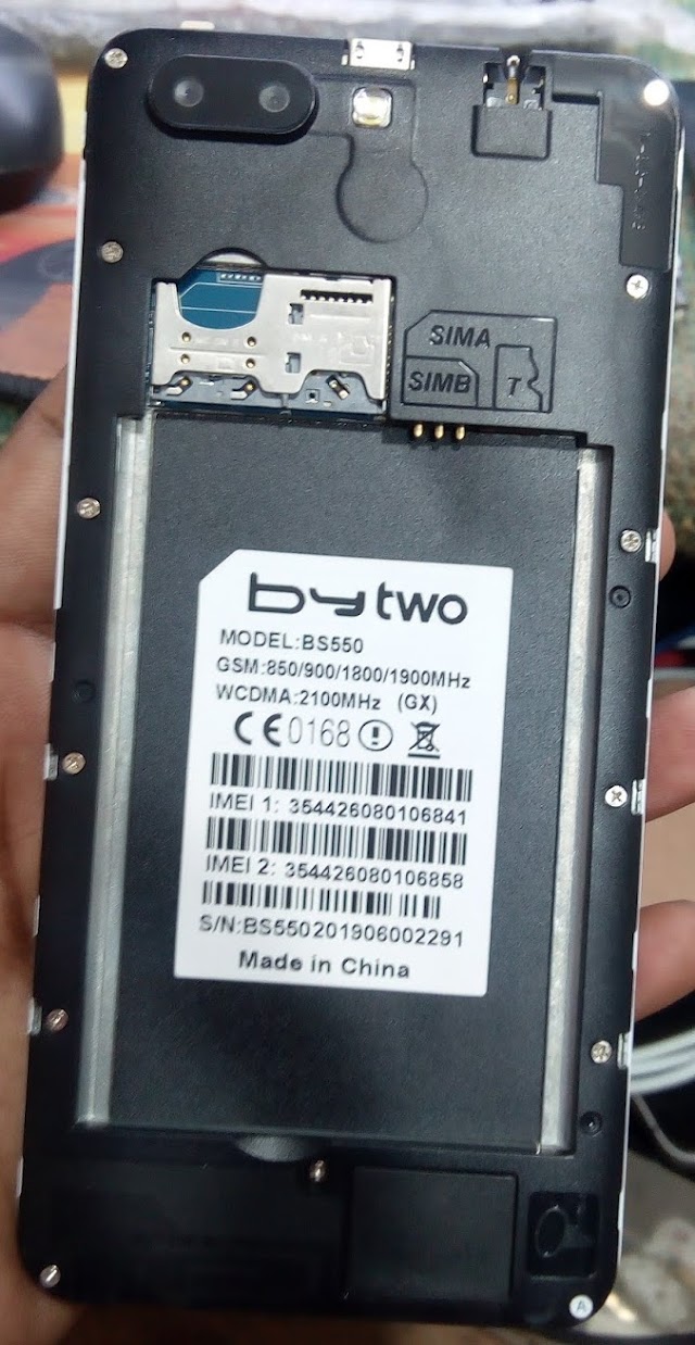 Bytwo BS550 (GX) Flash File MT6580 5.1 Hang Logo Fix Firmware