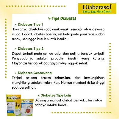 ada 4 tipe diabetes