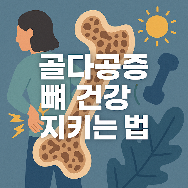 골다공증, 남의 일 아냐! 뼈 건강 지키는 생활 루틴