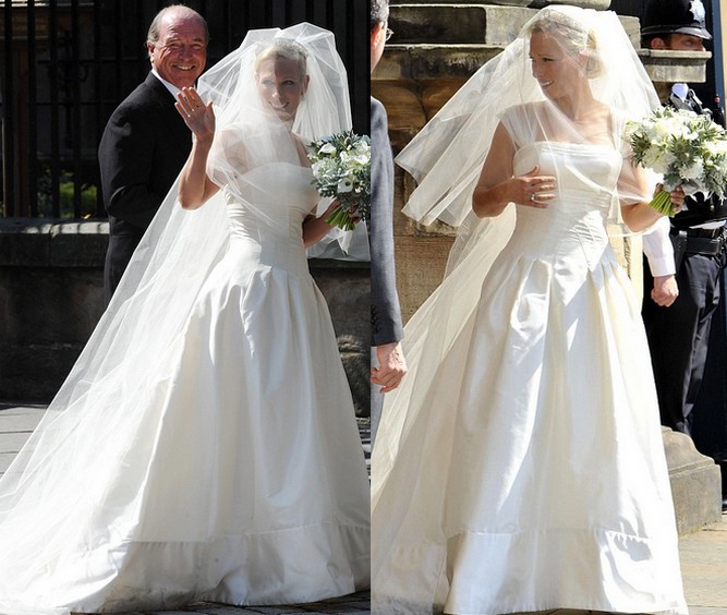 marthaa yoge Zara  Phillips Wedding  Dress 