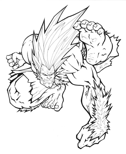 Top 9 Street Fighter Coloring Pages