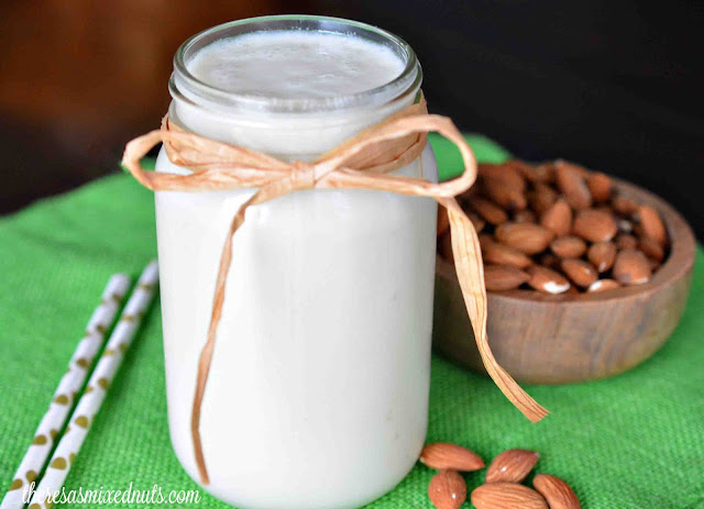 homemade almond milk