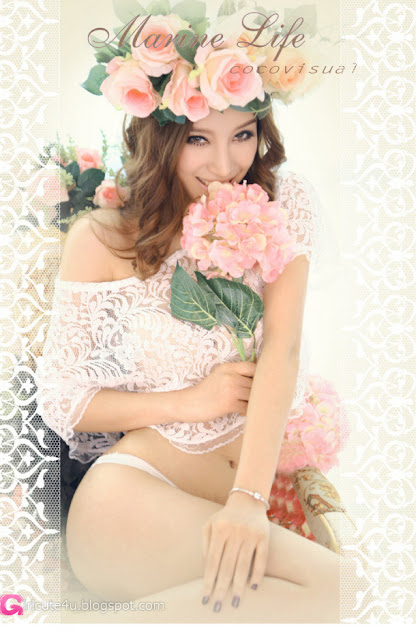 6 Xu Qian - Flower Fairy - Very cute asian girl - girlcute4u.blogspot.com