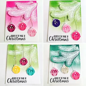 Sunny Studio Stamps: Holiday Style Jingle Bell Christmas Cards by Erica