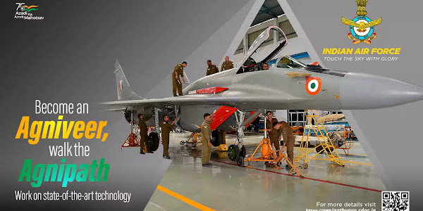 Indian Air Force Agniveer Exam Online Mock Test 2022.