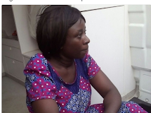 Photo: This lady was found wandering on 3rd mainland bridge yesterday 