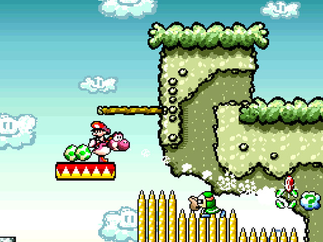 Descarga ROMs Roms de Super Nintendo Super Mario World 2 - Yoshi's Island (USA) INGLES