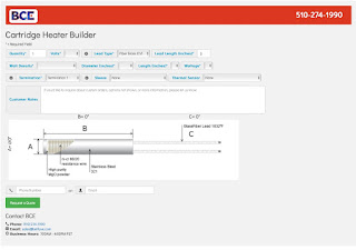 Cartridge Heater Product Builder