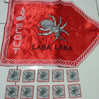 Bendera Regu Pramuka-Laba Laba