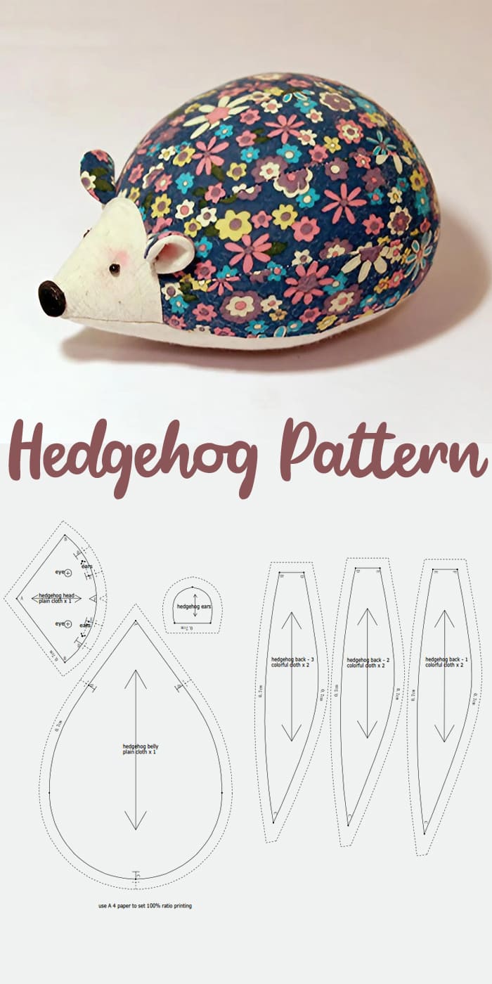 DIY Fabric Hedgehog Toy | Pincushion