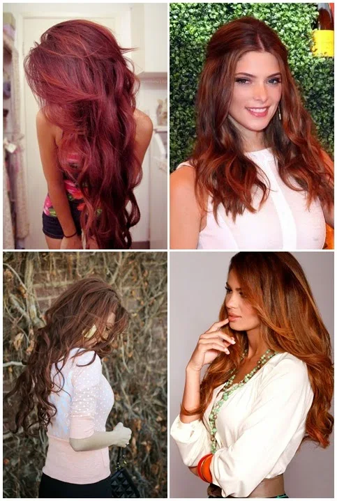 Red hair color ideas