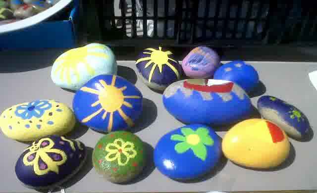 easy rock painting for kids