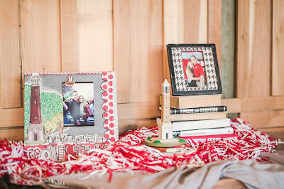 Rustic barn wedding meets vintage fairy tale. Meadow Creek Farm North Alabama Wedding Venue. Vintage Beauty and the Beast inspired wedding reception decoration ideas. University of Alabama football grooms cake table