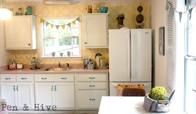 colorful kitchen