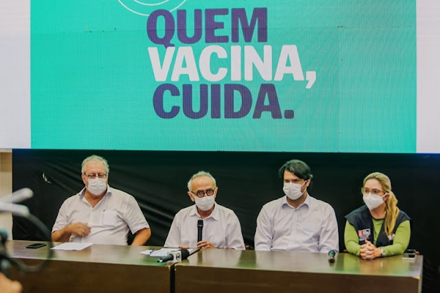 Cícero Lucena anuncia vacinação para público 35+ a partir desta sexta em João Pessoa