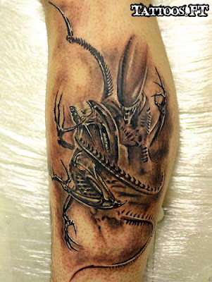 para tatoo alien espetacular